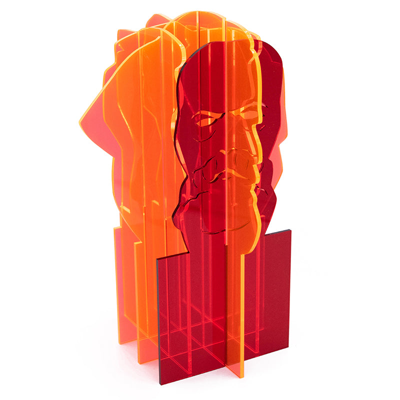 Carl X _Version I – Figur aus farbigen Acrylglas