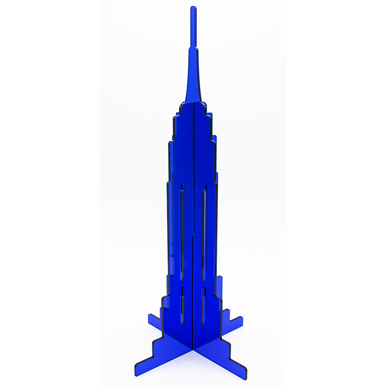 Empire State – Figur aus farbigen Acrylglas