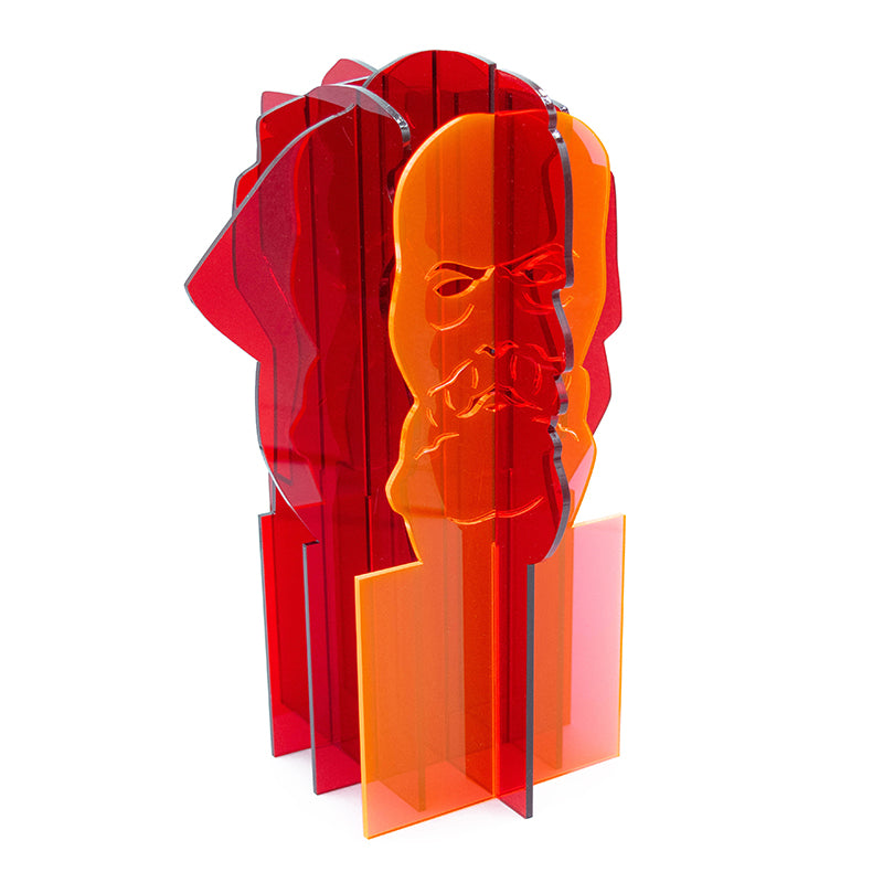 Carl X _Version III – Figur aus farbigen Acrylglas