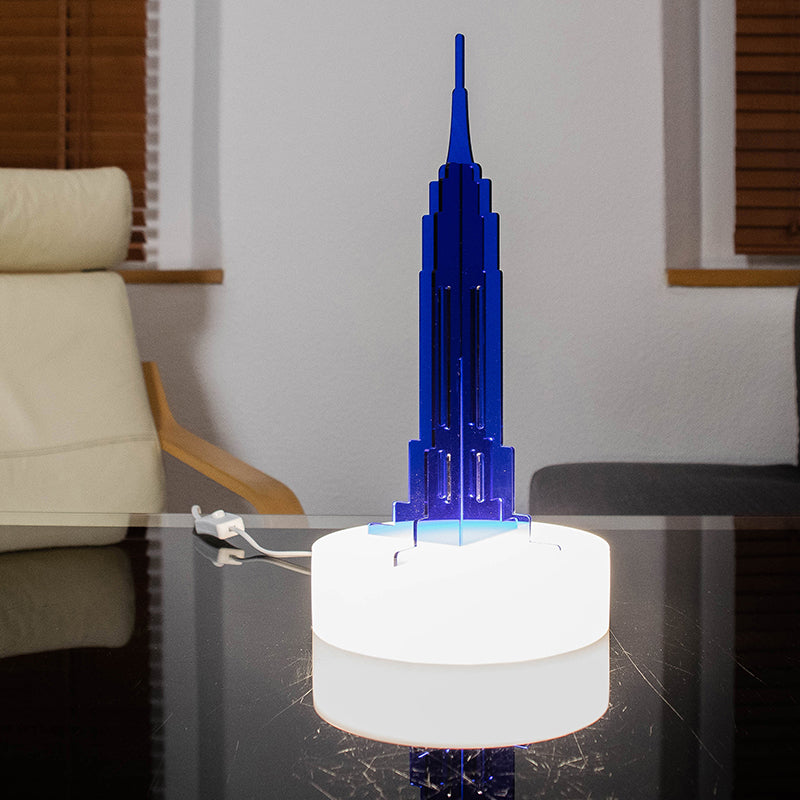 Empire State – Figur aus farbigen Acrylglas