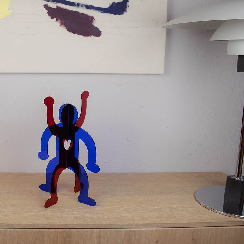 Together – Figur aus farbigen Acrylglas